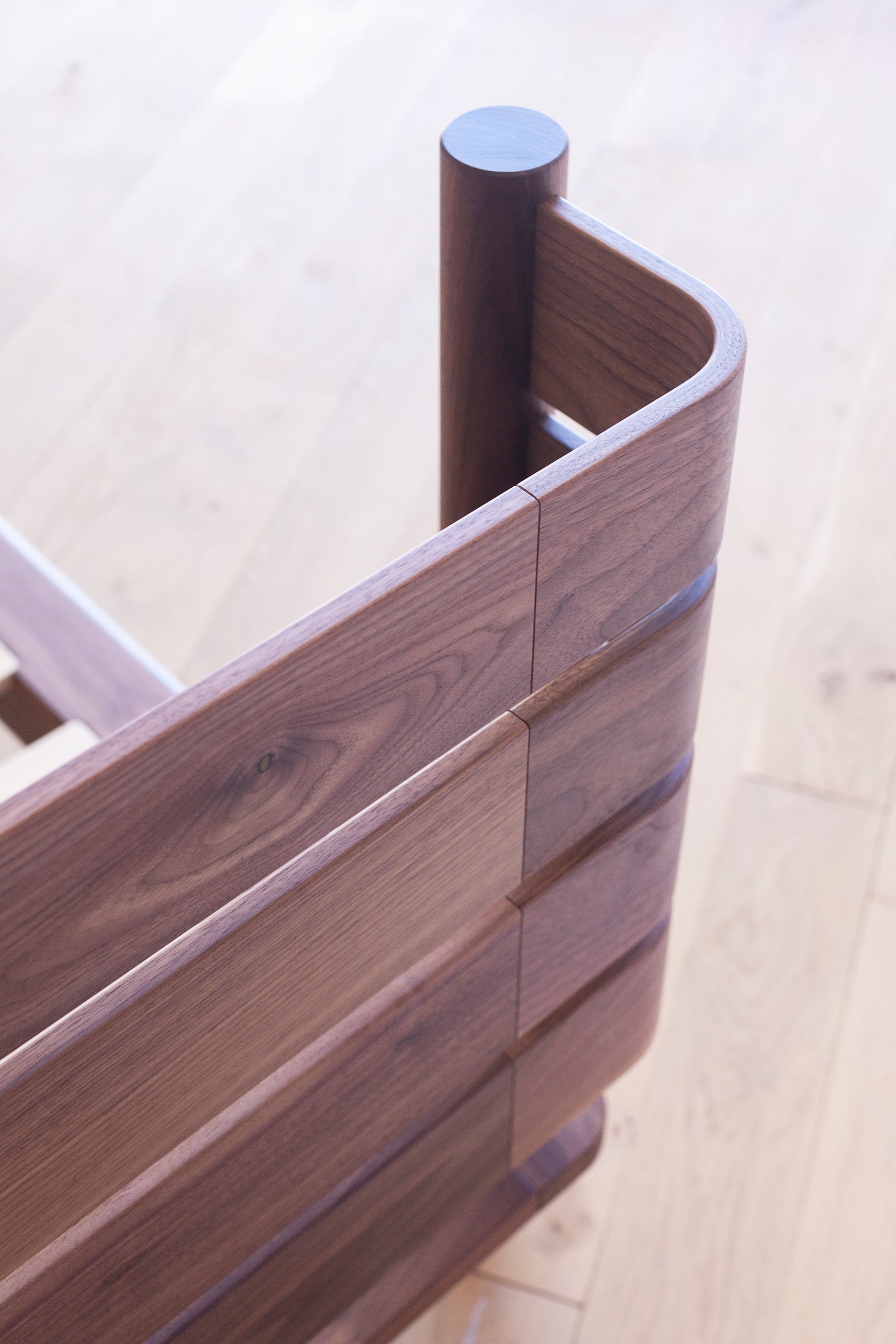 Headboard in Walnut by Mast Furniture