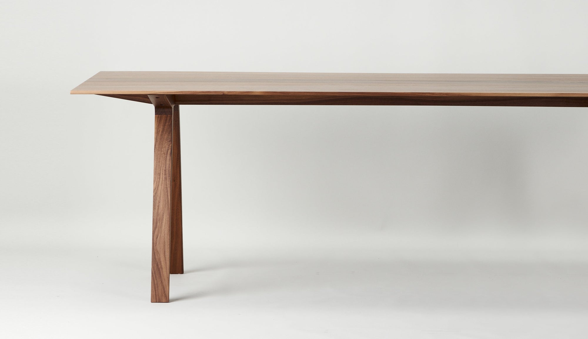 Louis table in Walnut. Designed by Tom Fereday in Australia and handmade by Mast Furniture. 