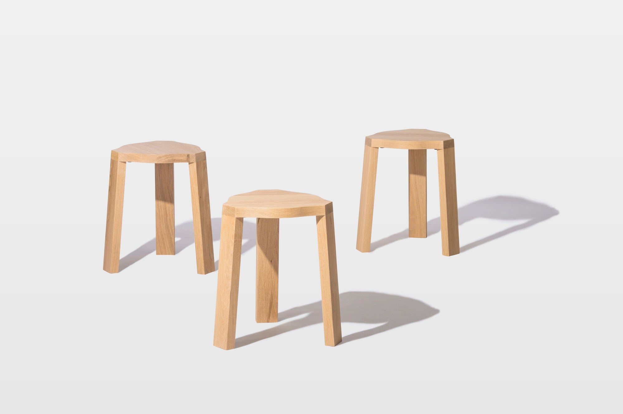 Mast Furniture stacking stool Oak