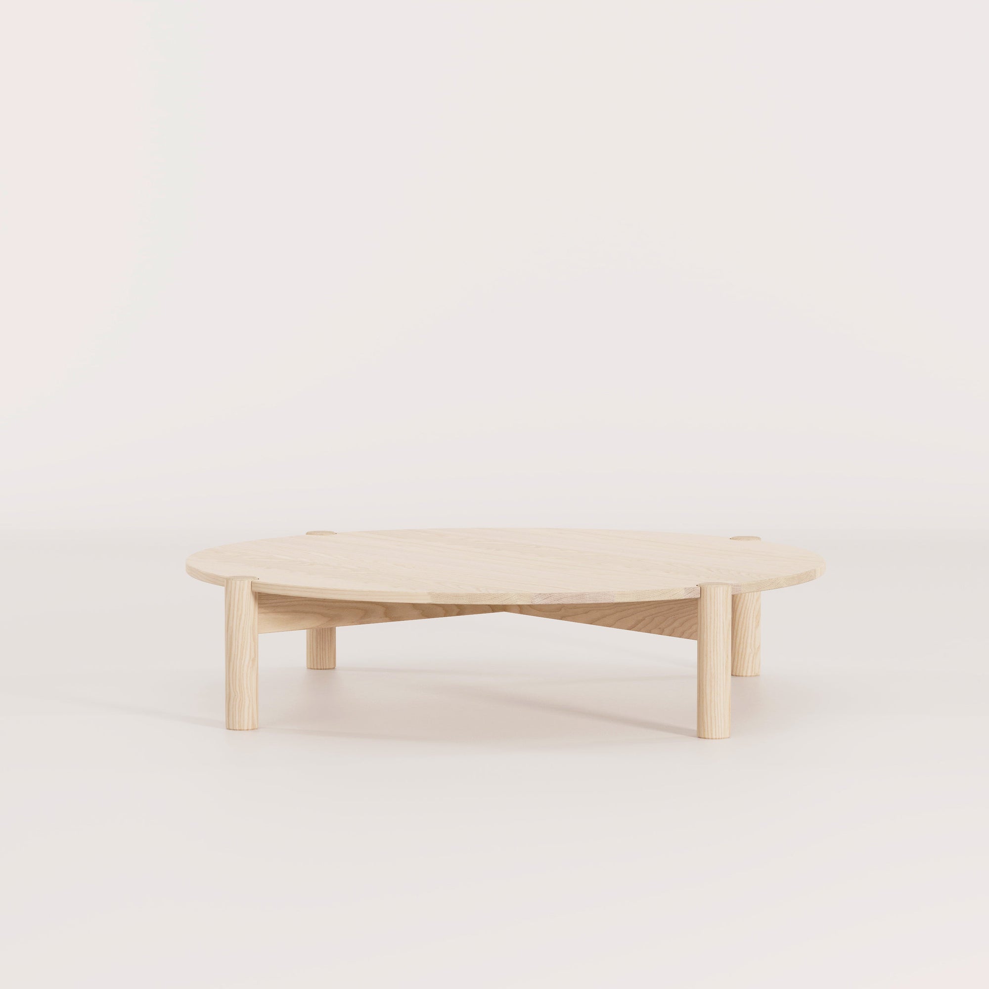 A modern, Australian made, timber coffee table by Mast Furniture.